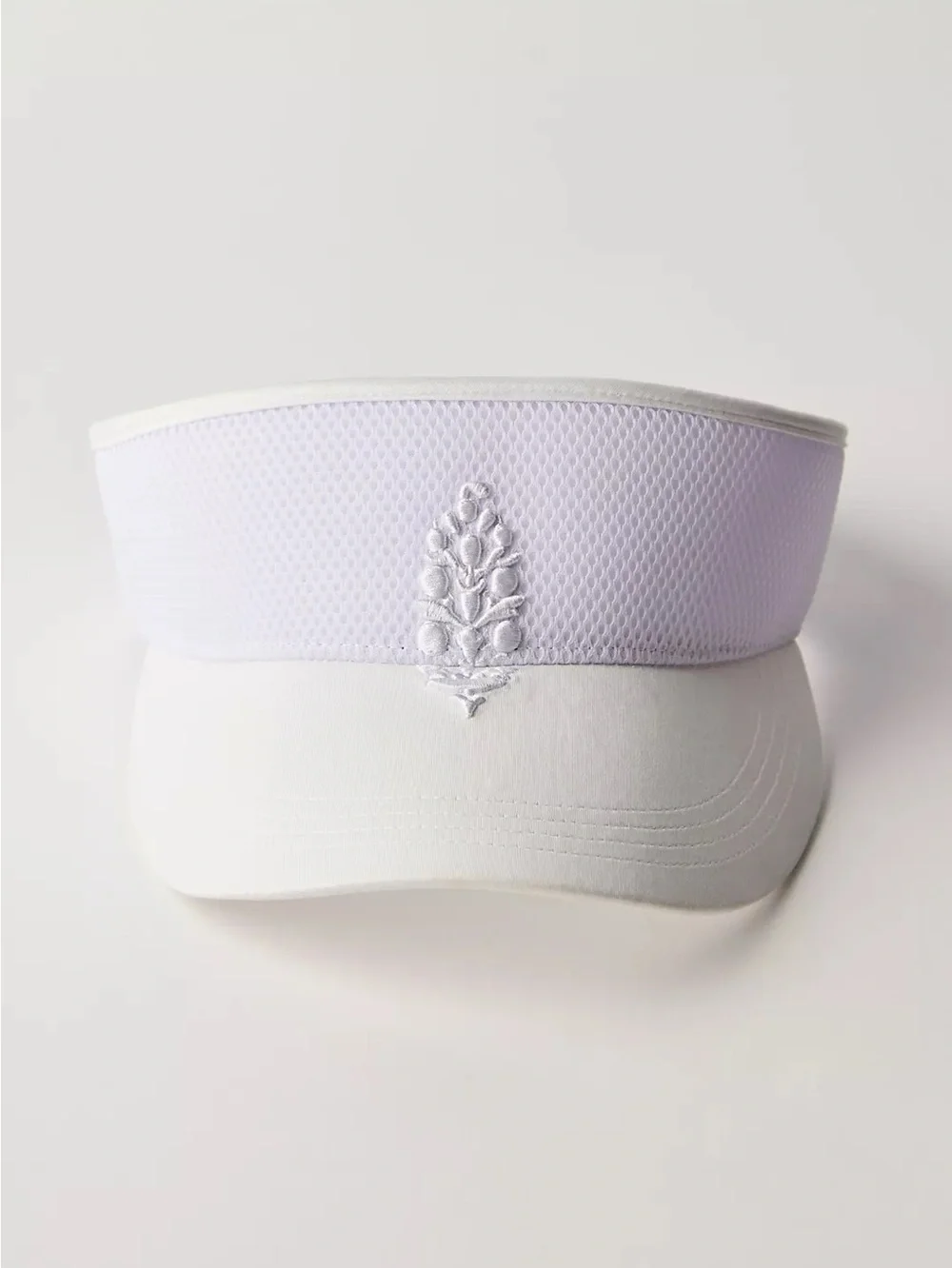 NWT FREE PEOPLE MOVEMENT Back Nine Wide-Brim Visor | White MSRP $38 CURRENT